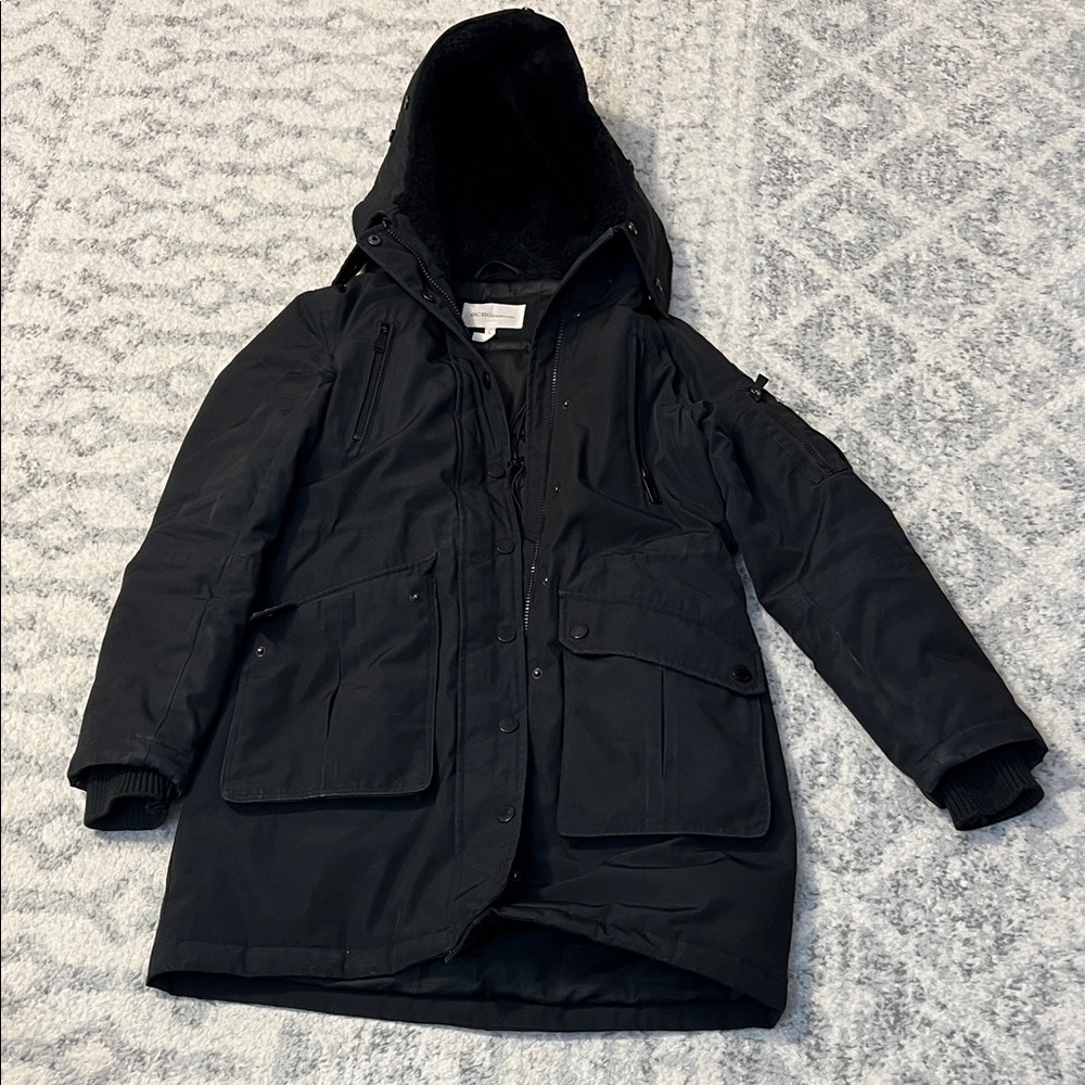 BCBGeneration Black Hooded Jacket